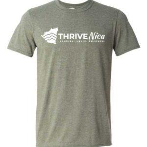 thrive nica tshirt military green color